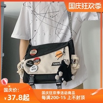 Mens shoulder bag Fashion Tide Style Shoulder Bag ins Joker bag Mens Satchel Personality Student Backpack