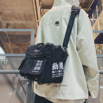 Tide Card Satchels mens single shoulder bag dead flying tooling functional wind multifunction diagonal satchel Backpack Canvas Postbag