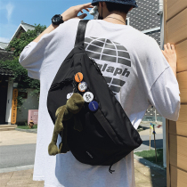 Chest Bag Men Ins Tide Card Large Capacity Diagonal Satchel Summer Leisure 100 Hitch Bag Men Single Shoulder Bag Individuality Pocket