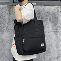 Shoulder bag Mens ins Korean version of Harajuku small satchel student computer bag Japanese simple large-capacity portable school bag