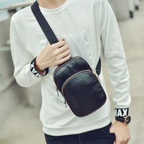 Fashion Trends Chest Bag Men Han Edition 100 Hitch Men Personality Small Backpack Purse Wave Single Shoulder Bag Mens Leisure Skew Satchel Bag