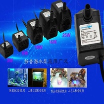 Silent water circulation submersible pump Aquarium pumping pump Fish tank bonsai water feeder Feng Shui ball suction motor motor