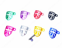 Used for brompton small cloth block plate E-plate wire baffle mud-free gear aluminum alloy lightweight front fork block board