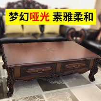 Matt furniture adhesive film high temperature resistant table solid wood tea table marble table protective film home self-adhesive paper