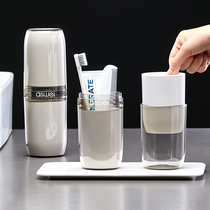 Tooth box exquisite washing portable dormitory Cup mouthwash cup set toothpaste travel tooth cylinder toothbrush
