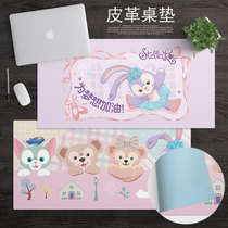 Ancient spirit and strange PU leather table mat waterproof and oil-proof anti-hot super large mouse pad writing office desk cushion