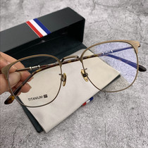 Goggles pure titanium alloy glasses frame male pure titanium ultra light with myopia plus astigmatism anti-radiation blue goggles