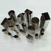 Stainless steel D-shaped tube Flat oval tube Elliptical tube Elliptical groove tube Square groove tube Round groove tube Fan-shaped tube Semicircular bread tube