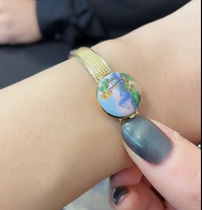 (10 2 Exhibition) (non-return no change) Mechanical Swiss Enamel Drill Table