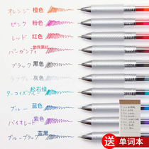 Burgundy red arrival Japan pentel Patong quick-drying gel pen transparent rod BLN75 color core energel signature pen 0 5mm push-on student black core limited water pen text