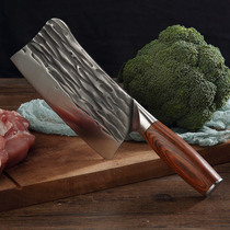 Longquan kitchen knife household chopping knife chef special knife Kitchen fast sharp forging beaten bone cutting knife chopper