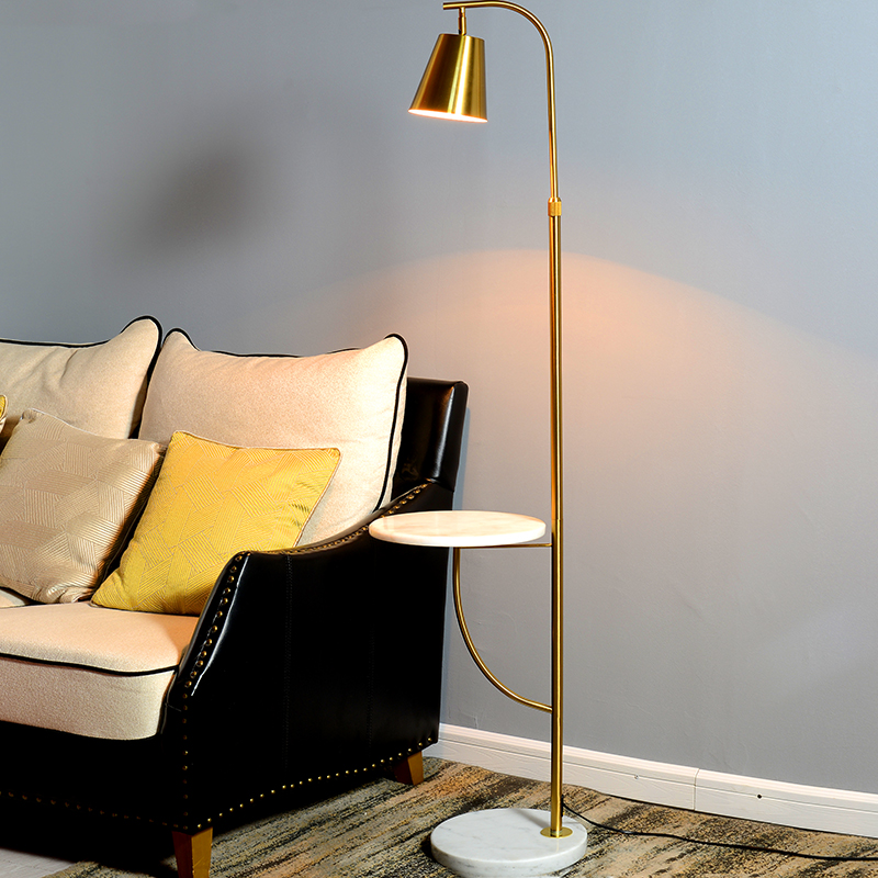 [$92.69] Nordic floor lamp living room sofa marble tea table lamp