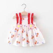 21 childrens clothing girls summer dress 0-3 summer new foreign girl baby Korean dress children princess dress