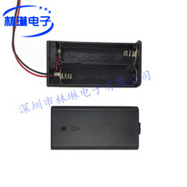  No 5 2-cell covered battery box with switch AA type-No 5 2-cell sealed 3V series battery box with wire