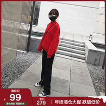 (LeoMami)2021 autumn and winter new small high collar design cotton nursing vests pregnant women coat tide