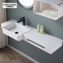 1 meter 1 2 3 narrow side small apartment wall type washbasin washbasin one-piece washbasin laundry basin customization