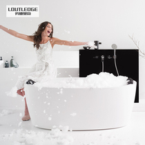 Free-standing hotel household bed and breakfast bathroom acrylic 1 meter 7 double bath bathtub tub bath bucket customization