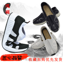 Lightweight soft-soled Taoist shoes men's non-slip training shoes women's Wudang ten square shoes breathable flying mesh shoes cloud hook shoes