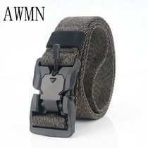 2021 new trend nylon belt casual men belt tactical plastic magnet function buckle exclusive patent