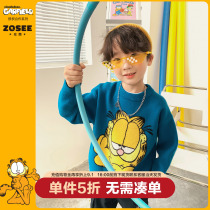 (Ex-gratia clearance) Left West Boy sweater Spring loaded children CUHK Knitted Child Clothing Spring Autumn 2022 New Tide