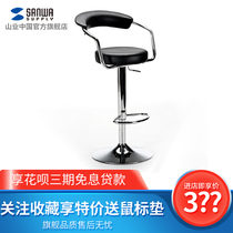 Nippon mountain front chair leather bar chair high chair lift bar chair stainless steel beauty chair hairdressing chair