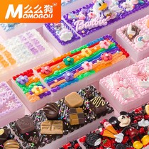 Cream glue diy stationery box material bag glue drops hand made homemade pencil box material suit mobile phone case