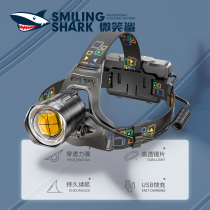p90 headlight strong bald head wearing charging super bright zoom fishing night fishing outdoor miner long battery life hernia lamp