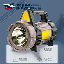 Strong light flashlight outdoor long-range charging multifunctional hand-cranked self-generating emergency disaster prevention searchlight household super bright