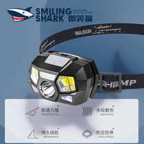 LED induction headlamp strong light charging super bright head-mounted ultra-light small night fishing fishing special flashlight outdoor