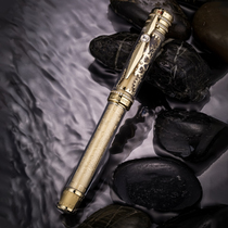 HERO Hero fountain pen official flagship store Hero fountain pen 90th anniversary exclusive model gift collection high-end 18K Mingjian gold pen
