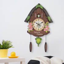 Cuckoo living room wall clock Household childrens room card home clock watch creative fashion modern simple wall clock