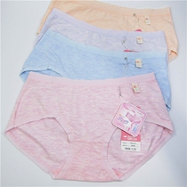 4 Strips Slim Fit Color Fields Underwear girl High waist wood Deir bicolor yarn medium waist low waist and soft flat angle pants