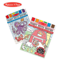 Melissa Doug Childrens watercolor painting book set Childrens coloring book Childrens drawing toys