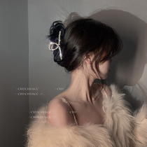 Pearl hairpin female net celebrity 2020 new back of the head clip headdress shark clip Korean hairpin temperament grip clip