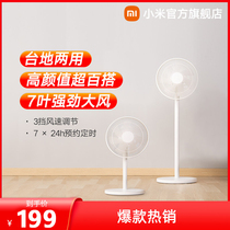 Xiaomi Rice home floor fan electric fan home desktop floor type silent large air volume electric fan