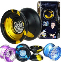 Audi double diamond genuine firepower Junior King Metal Yo-yo Tianhuan black gold and silver blue black blue black sword 676121
