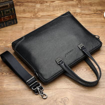 Kangaroo Head Layer Bull Leather Mens Bag Handbag Business Single Shoulder Inclined Satchel Bag Crosswalk Casual Mens Computer Briefcase