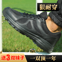  New style training shoes mens black breathable summer mesh fire training shoes wear-resistant liberation rubber shoes physical fitness running shoes women