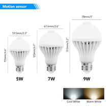 Human body induction lamp Human body infrared induction lamp LED intelligent acousto-optic induction lamp led induction bulb lamp