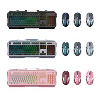 K96 wireless charging keyboard mouse set game luminous keyboard mouse set ebay