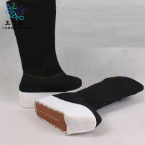 Peking Opera Opera male high boots Wu Sheng Xiaosheng foam bottom ancient costume film and television performance thick bottom high-top boots Chao square boots