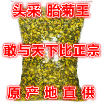 Authentic Tongxiang fetal Chrysanthemum king 250 grams chrysanthemum tea Hangzhou white Chrysanthemum Hangzhou Gongju Qinghe premium bulk Chrysanthemum