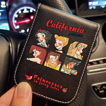 Fairy tale Princess cute cartoon drivers license card bag leather driving license cover girl heart driver license cover tide card