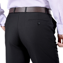 Gento clothes mens trousers straight tube loose father suit pants summer thin dress pants spring and autumn feeling