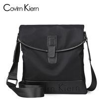 Covlrn Kiern new shoulder bag mens large capacity canvas shoulder bag casual Tide mens bag backpack tide