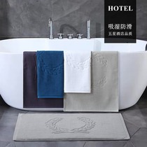 Japan five-star hotel floor cotton cotton bathroom non-slip Mat toilet thick absorbent foot towel home