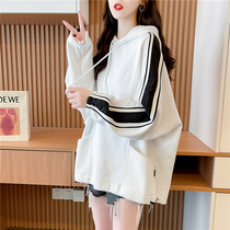 Pregnant women's clothing long size autumn suit fashion 2021 spring and autumn net red new loose dress