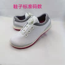 Golf ladies button shoes round head super thousand imported leather soft comfortable breathable waterproof non-slip and wear-resistant