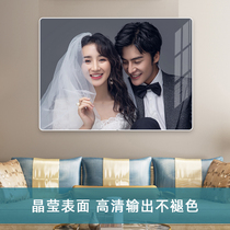 Come to the picture custom wedding photo zoom Wall diy photo frame wash photo crystal print large size family photo making