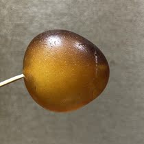 Tibet Tianzhu silk Agate line Tianzhu gold jade Agate rough natural color beeswax material old material package pulp